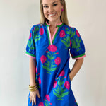 Floral Print Shift Dress