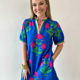 Floral Print Shift Dress