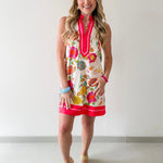 Floral Print Shift Dress