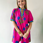 Floral Print Shift Dress