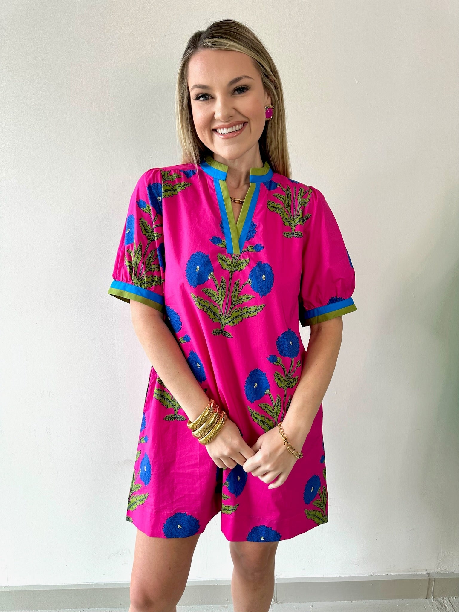 Floral Print Shift Dress