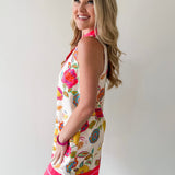 Floral Print Shift Dress