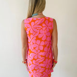Floral Print Square Neck Dress