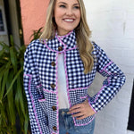 Floral Reversible Quilted Jacket