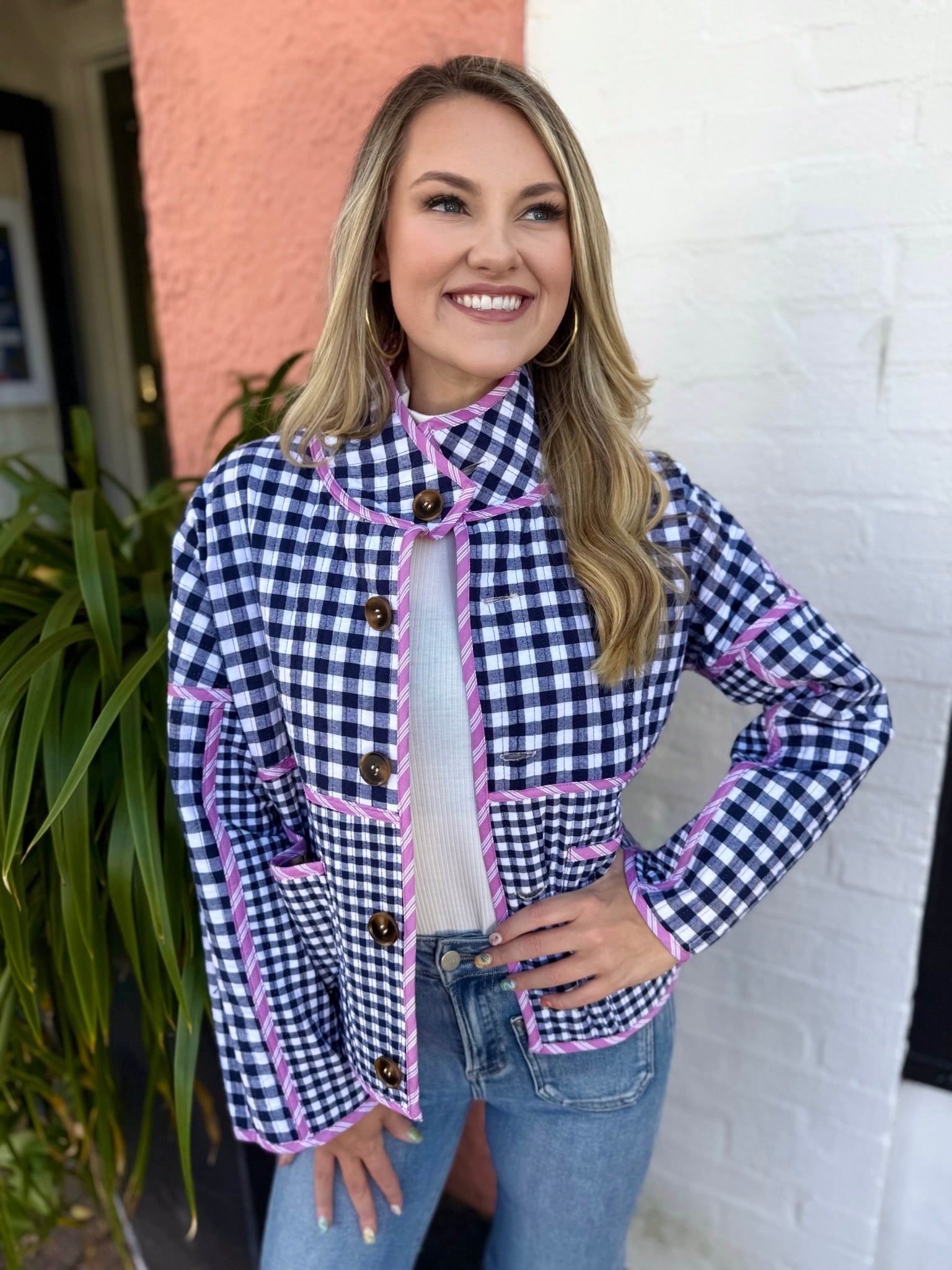 Floral Reversible Quilted Jacket