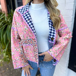 Floral Reversible Quilted Jacket