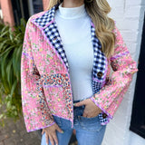 Floral Reversible Quilted Jacket