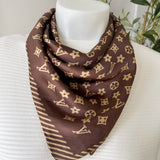 Flower and Motif Scarf