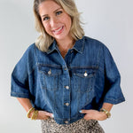 Flowy Sqaure Cape Jacket - Dark
