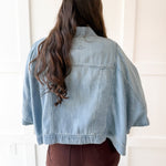 Flowy Square Cape Jacket - Light
