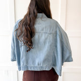 Flowy Square Cape Jacket - Light