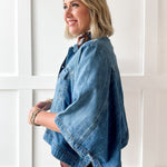 Flowy Square Cape Jacket - Medium