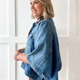 Flowy Square Cape Jacket - Medium