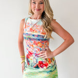 Football Scenic Print Dress