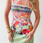 Football Scenic Print Dress