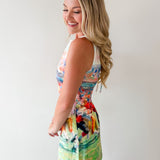 Football Scenic Print Dress