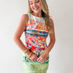 Football Scenic Print Dress