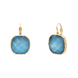 French Wire Earrings - Blue