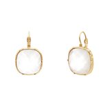 French Wire Earrings - White