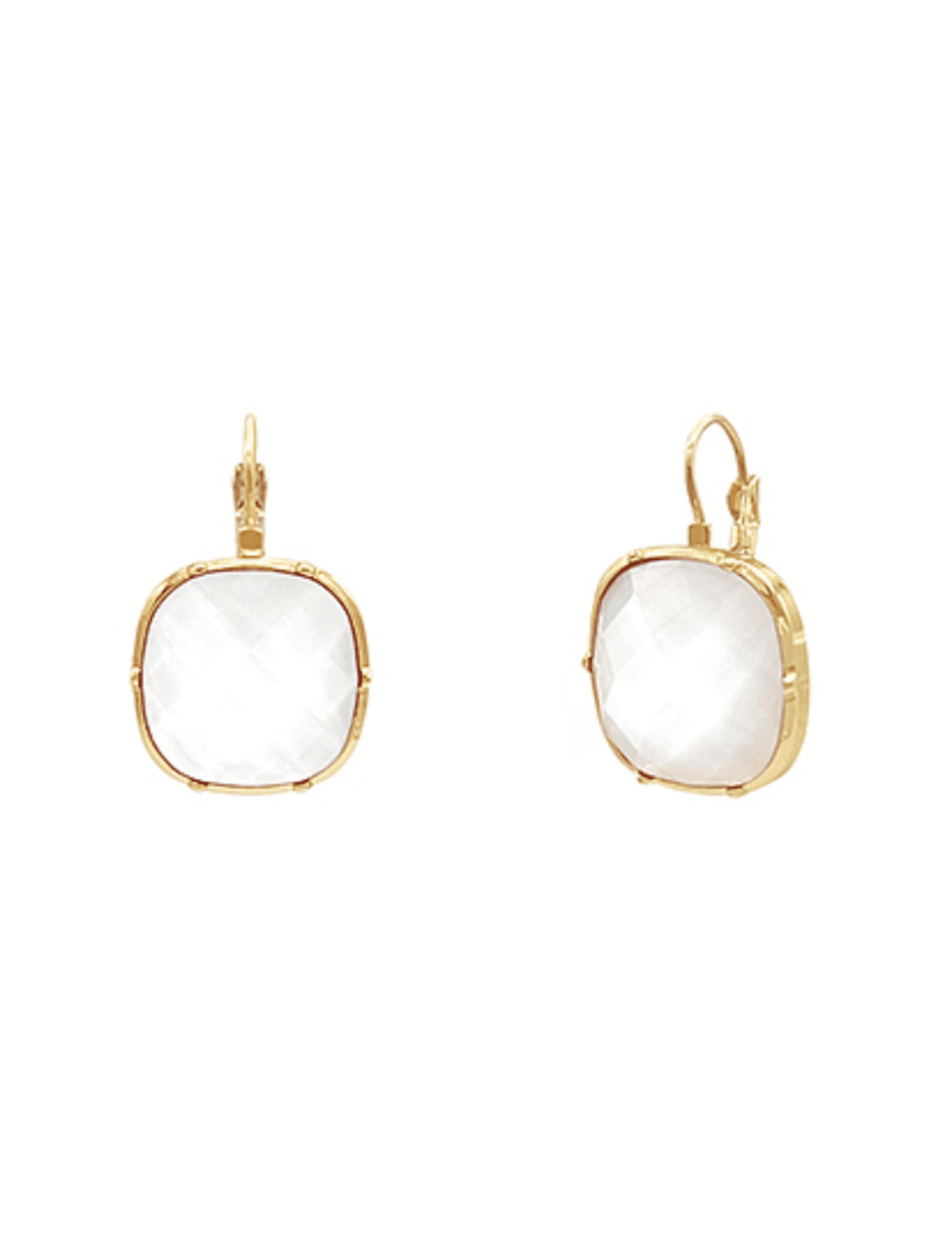 French Wire Earrings - White