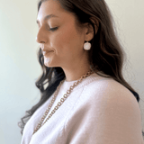 French Wire Earrings - White