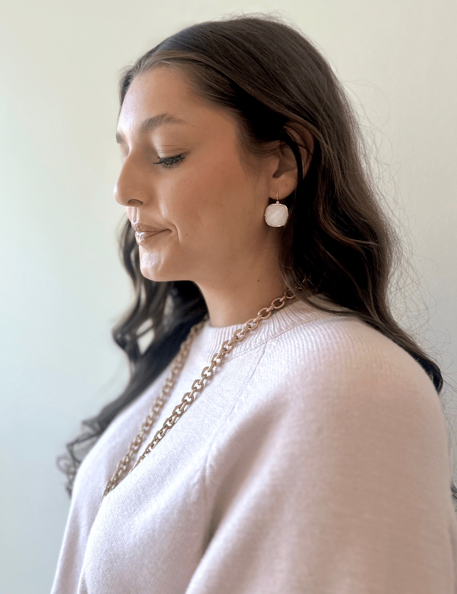 French Wire Earrings - White