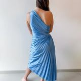 Fresco One Shoulder Maxi Dress