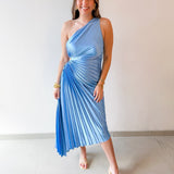 Fresco One Shoulder Maxi Dress