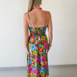 Front Tie Midi Dress