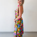 Front Tie Midi Dress