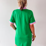 Front Zip Up Solid Casual Dress