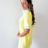 Front Zip Up Solid Casual Dress