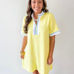 Front Zip Up Solid Casual Dress