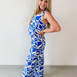 Geo Print Top & Pant Set