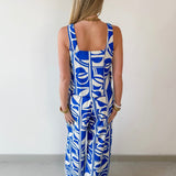 Geo Print Top & Pant Set