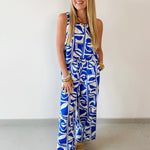 Geo Print Top & Pant Set