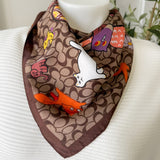 Geometric Print Scarf