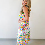 Geometric Top & Skirt Set