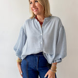 Gingham Bubble Blouse