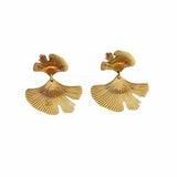 Ginkgo Leaf Earring
