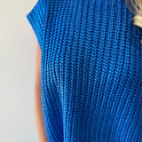 Glitzy Metallic Sweater - Royal