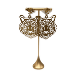 Go Get Em Tiger Earrings Gold