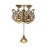 Go Get Em Tiger Earrings Gold