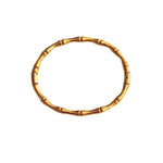Gold Bamboo Joint Bangle