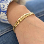 Gold Cuban Link Bracelet