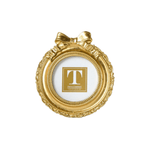 Gold Mini Frame w/Bow