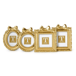 Gold Mini Frame w/Bow