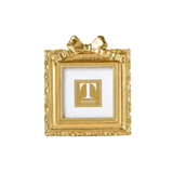 Gold Mini Frame w/Bow