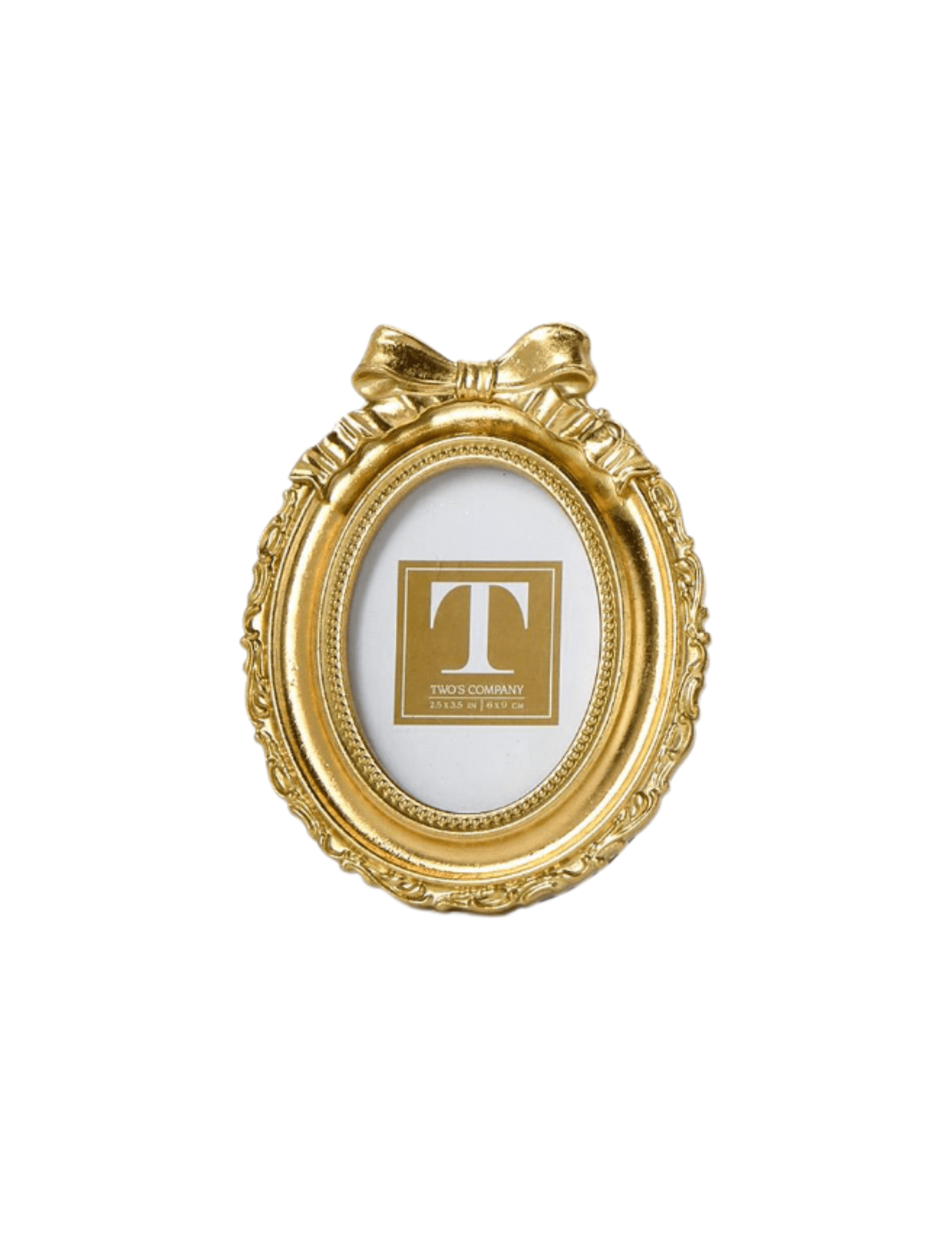 Gold Mini Frame w/Bow