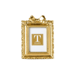 Gold Mini Frame w/Bow